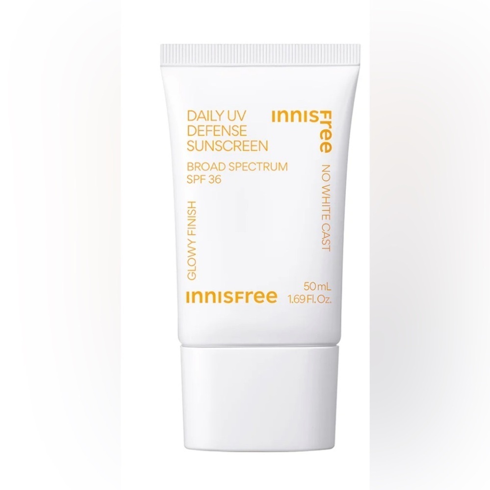 NWT, Innisfree, Daily UV Defense Sunscreen, Broad Spectrum SPF 36, No White Cast
